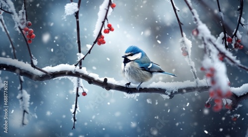 birds in the snow wallpapers,