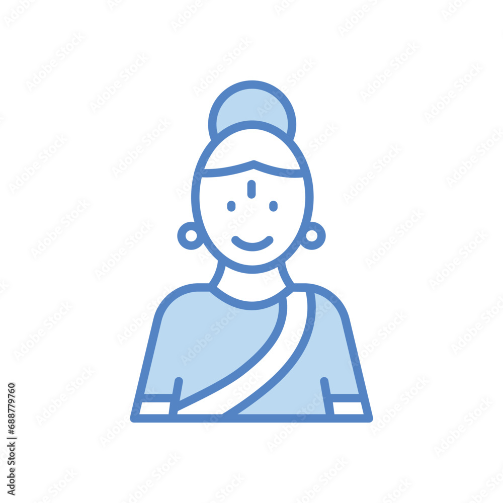Women icon vector stock illustration Women icon vector stock illustration