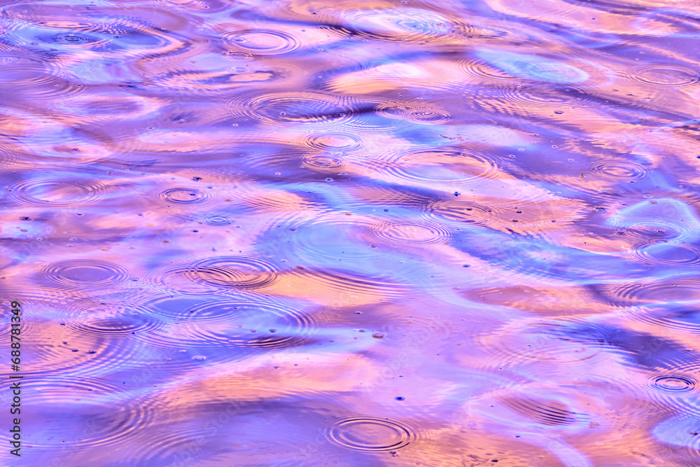 Surreal purple water texture with gentle ripples