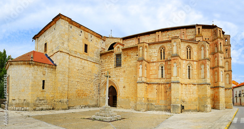 Church and Convent of San Pablo, Peñafiel, Mudéjar architecture, Valladolid province, Castilla y Leon, Spain photo