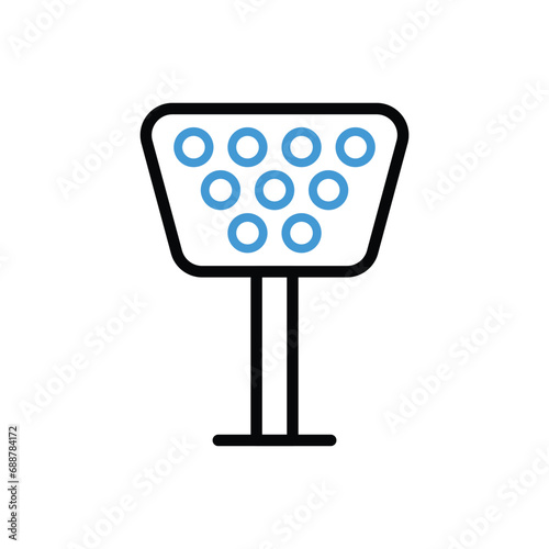Stadium Lights Icon vector stock illustration