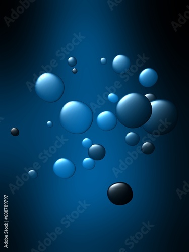 3D color illustration for the screensaver of the desktop of gadgets and wallpaper of windows and wallpapers