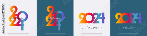 2024 - happy new year - best wishes 2024 background