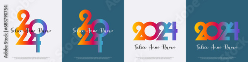 felice anno nuovo - buon anno 2024	