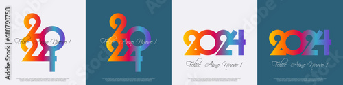 felice anno nuovo - buon anno 2024	