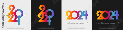 felice anno nuovo - buon anno 2024	