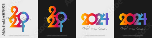 felice anno nuovo - buon anno 2024	