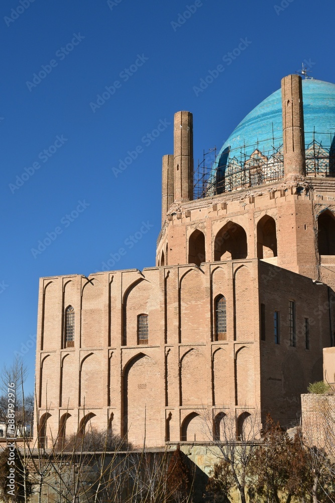 Dome of Soltaniyeh Tomb of Oljeitu in Zanjan province, Iran