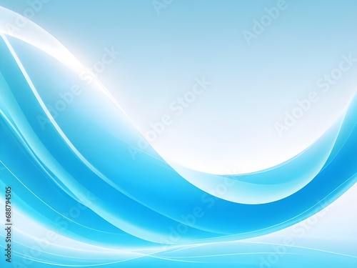 abstract white blue wave background