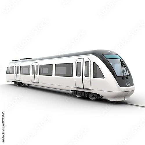 train on white