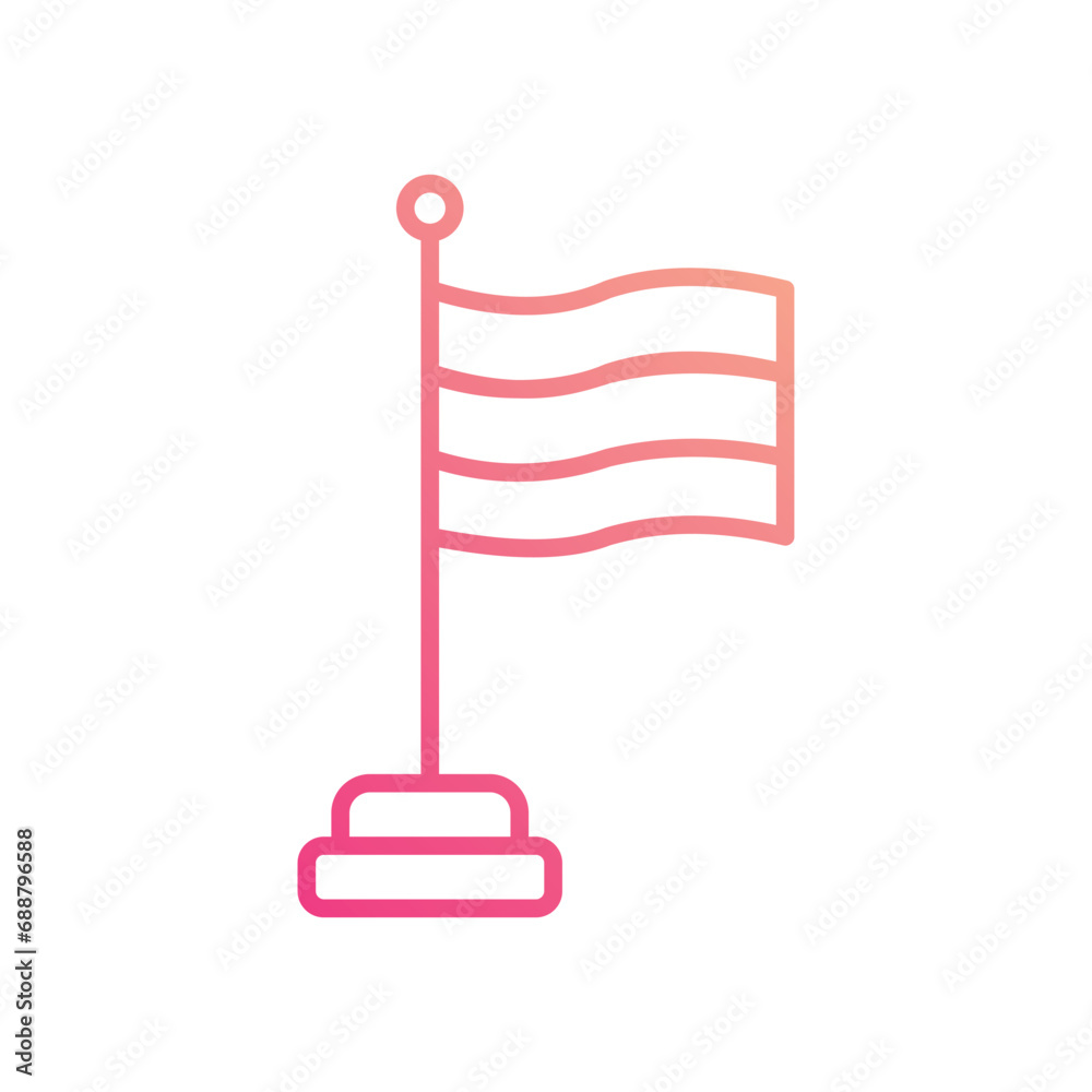India Flag icon vector stock illustration India Flag icon vector stock illustration