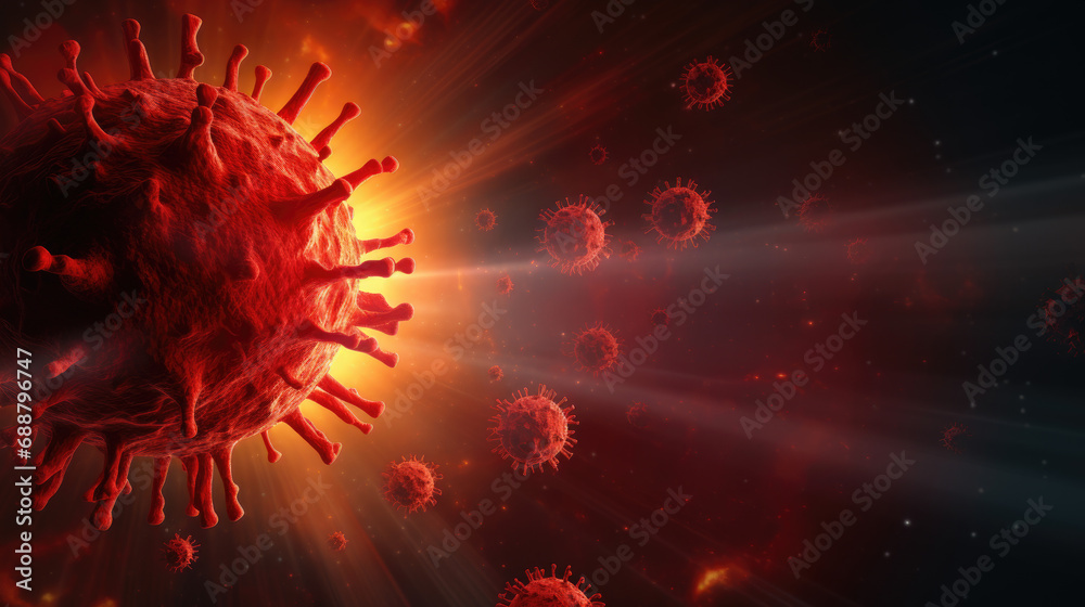 Virus / coronavirus illustration Virus / coronavirus illustration