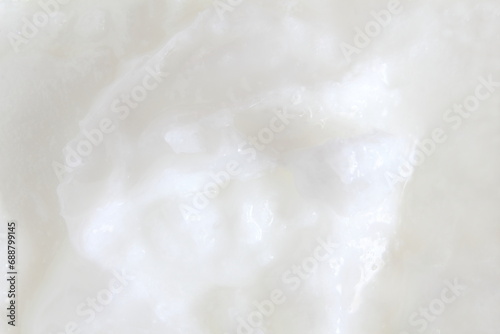 organic coconut cream oil white cream texture background