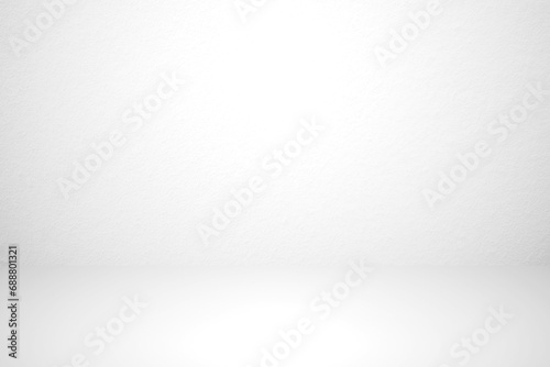 White studio for displaying sale product. Studio room interior for  presentation product. Light white background with effect

