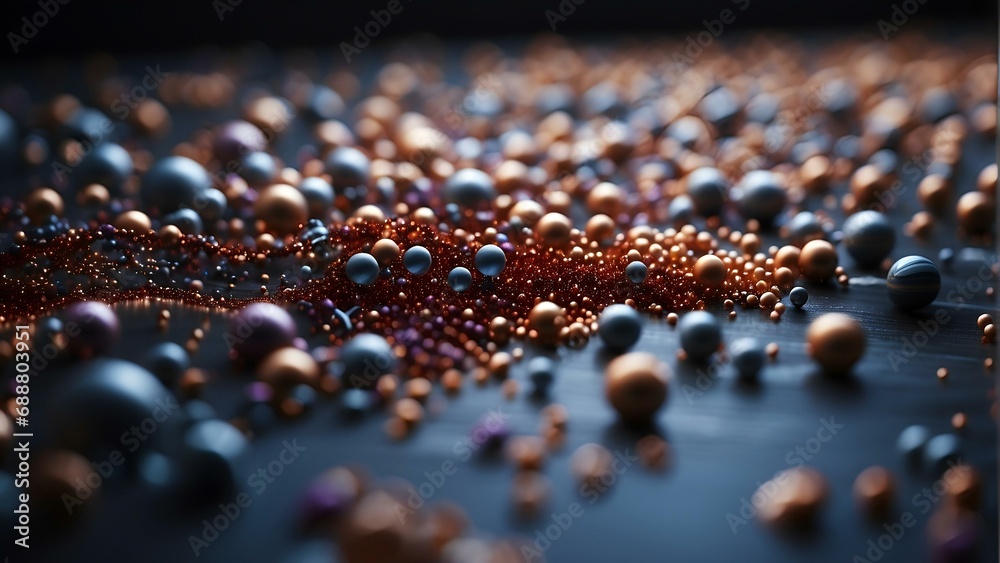 Fototapeta premium Abstract spheres background