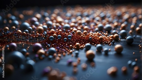 Abstract spheres background