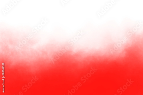 Abstract red smoke on transparent background. Isolated red smoke or red fog on transparent background