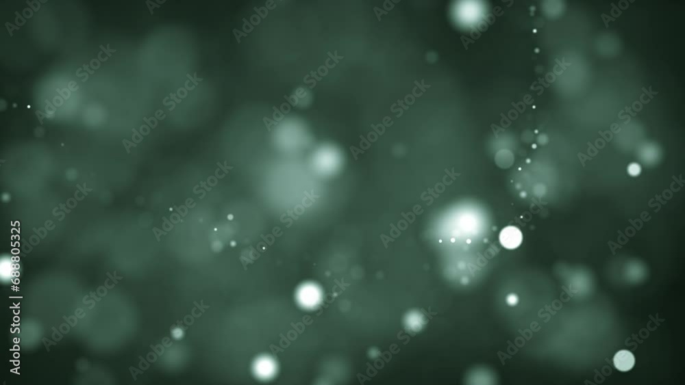Background with the movement of blurred particles, background with bokeh and particles Background with the movement of blurred particles, background with bokeh and particles