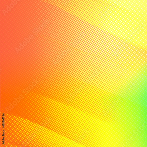 Yellow  orange gradient dot texture backgroud. Empty square backdrop illustration with copy space  usable for social media  story  banner  poster  Ads   celebration  and various design works