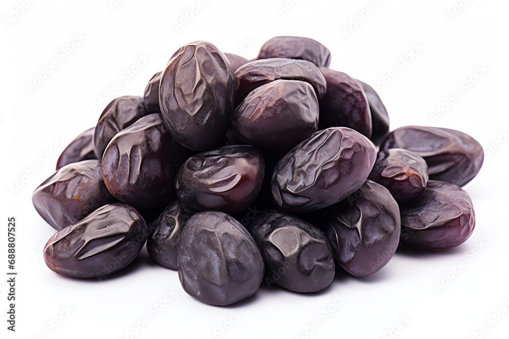 a pile of dates on a white background a pile of dates on a white background