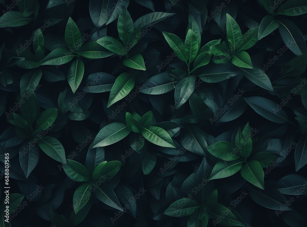 a group of green leaves a group of green leaves