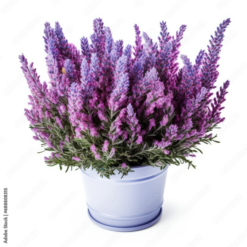 Obraz premium Flowering Heather Plant, Erica Flowers, Gardener Heather
