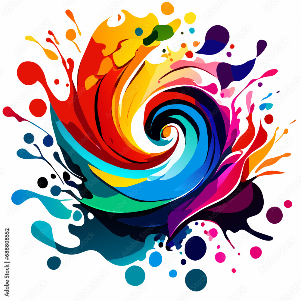 abstract colorful background	
