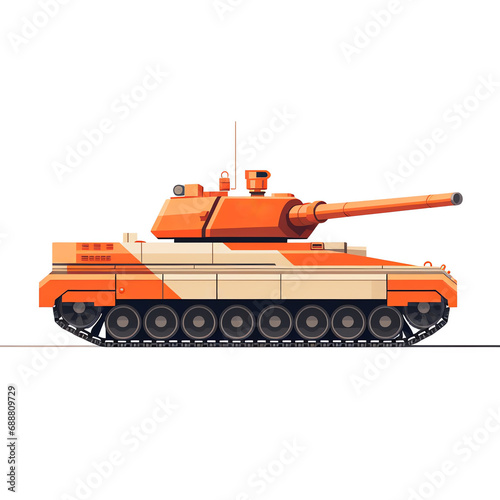 a cartoon of a tank