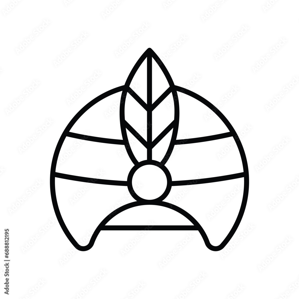 Turban icon vector stock illustration Turban icon vector stock illustration