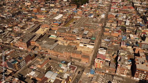  aerial images with drone of bogota