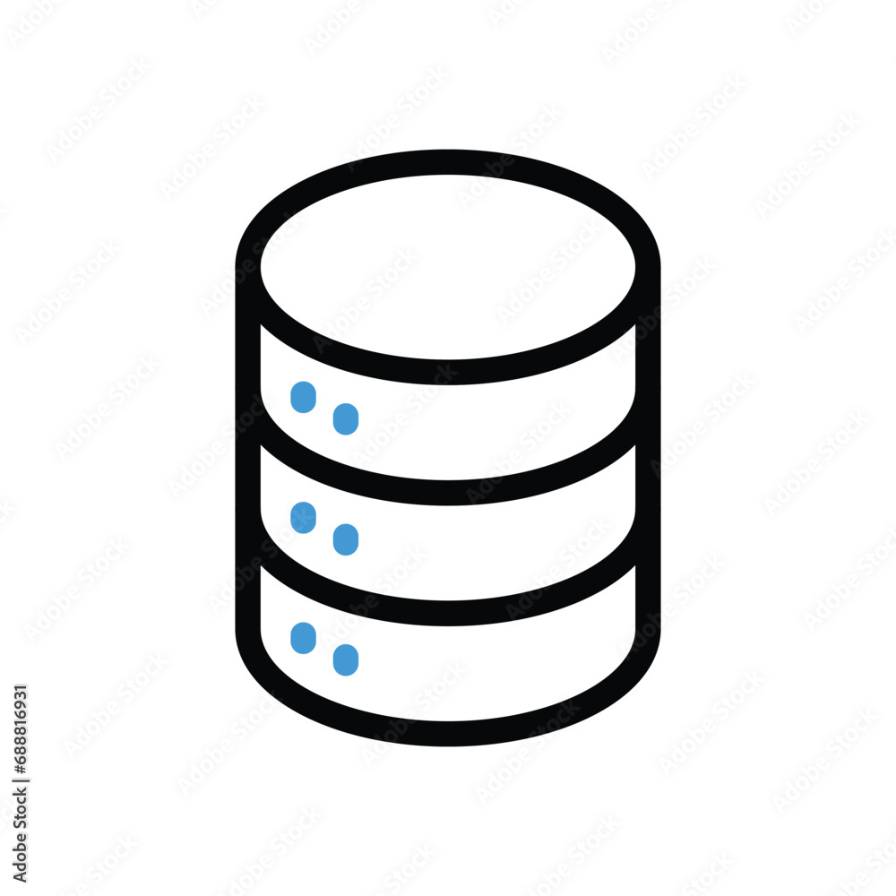 Cloud Tech Icon vector stock illustration Cloud Tech Icon vector stock illustration