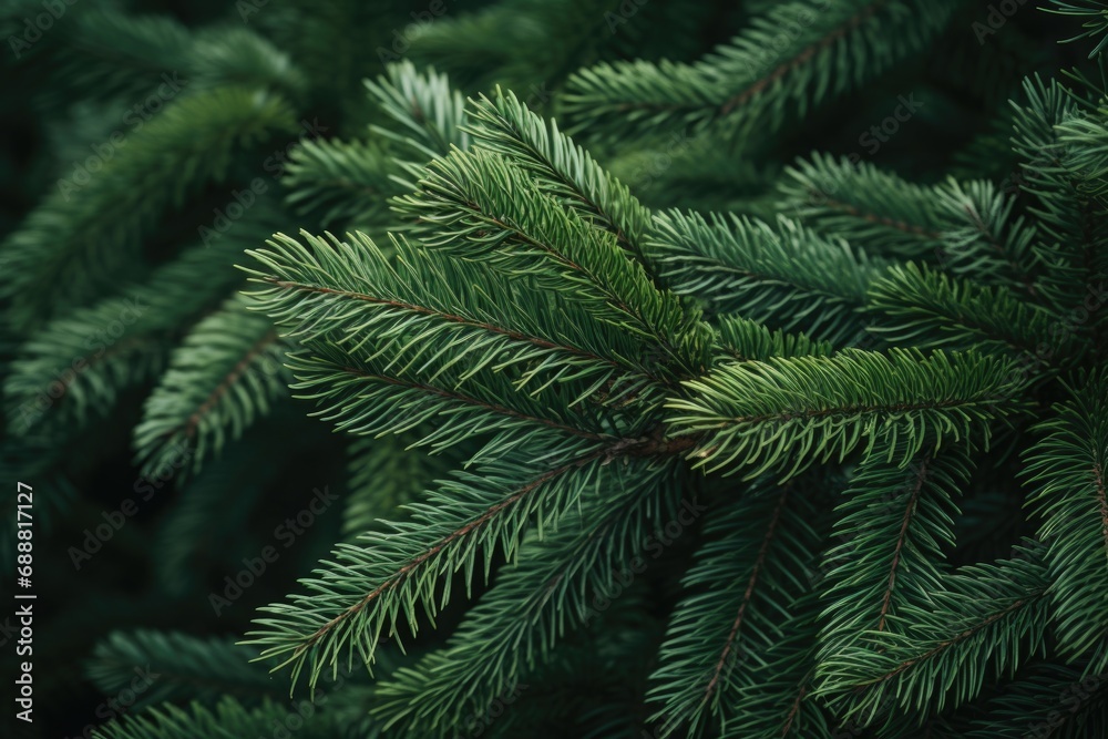 A close-up view of a pine tree with vibrant green needles. Perfect for nature enthusiasts or those in need of a calming natural image