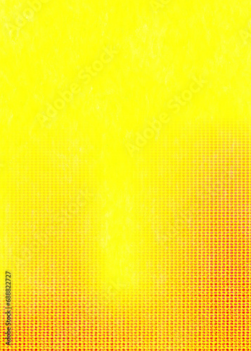 Plain yellow color background. Empty vertical abstract gradient backdrop illustration with copy space. Texture, usable for social media, story, banner, poster, Ads, events, party, and design works