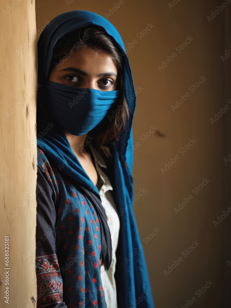 portrait of a little Afghan girl portrait of a little Afghan girl