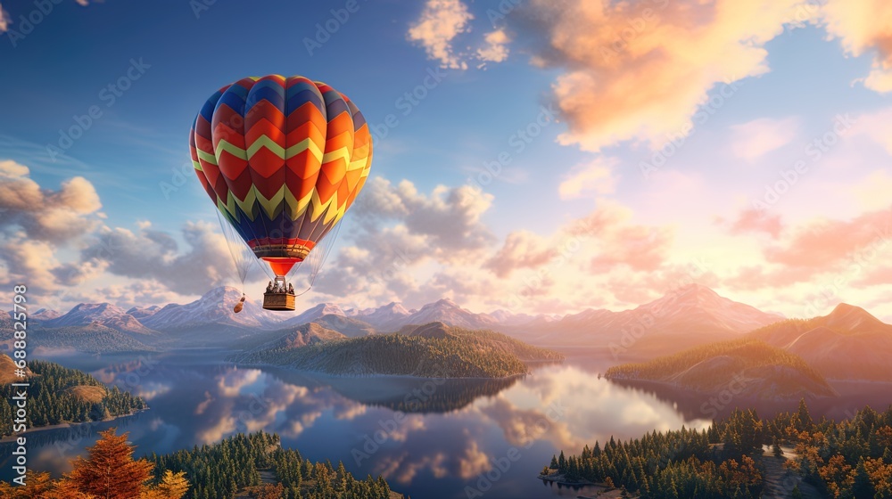 Take off a bold adventure in the sky in a balloon