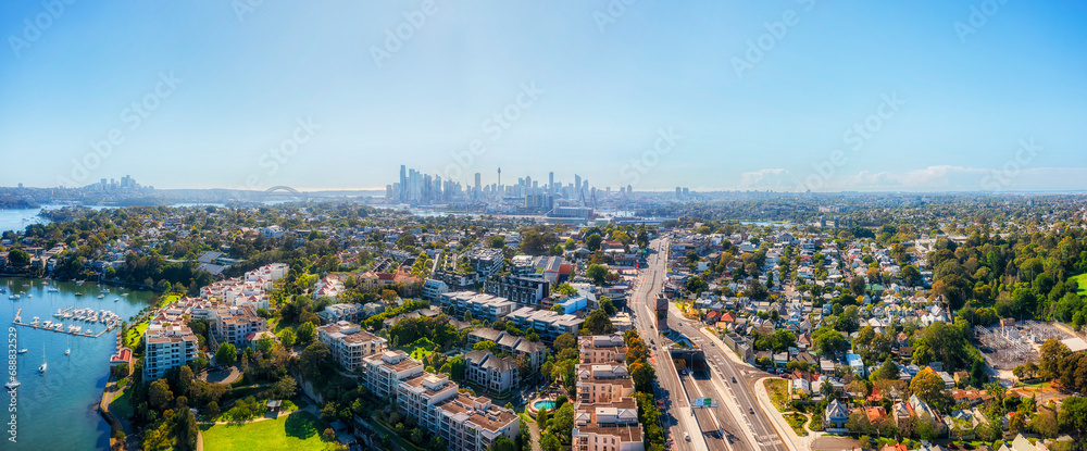 Obraz premium D Sydney RI Rozelle Edge 2 CBD Pan