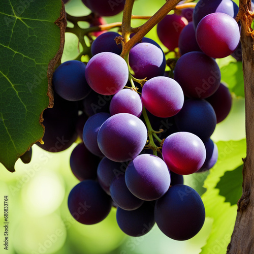 grapes on vine