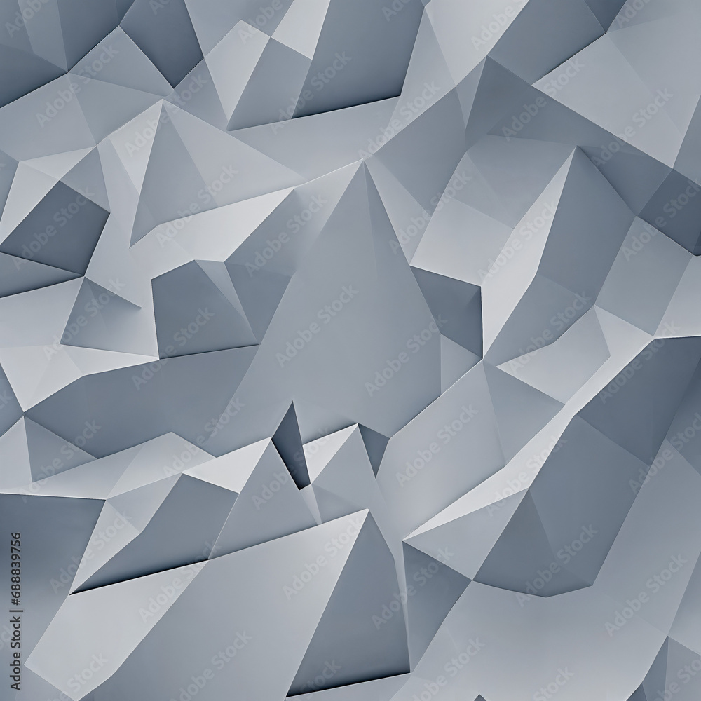 Obraz premium Abstrakte Dimensionen: Polyedrisches Muster in modernem Design