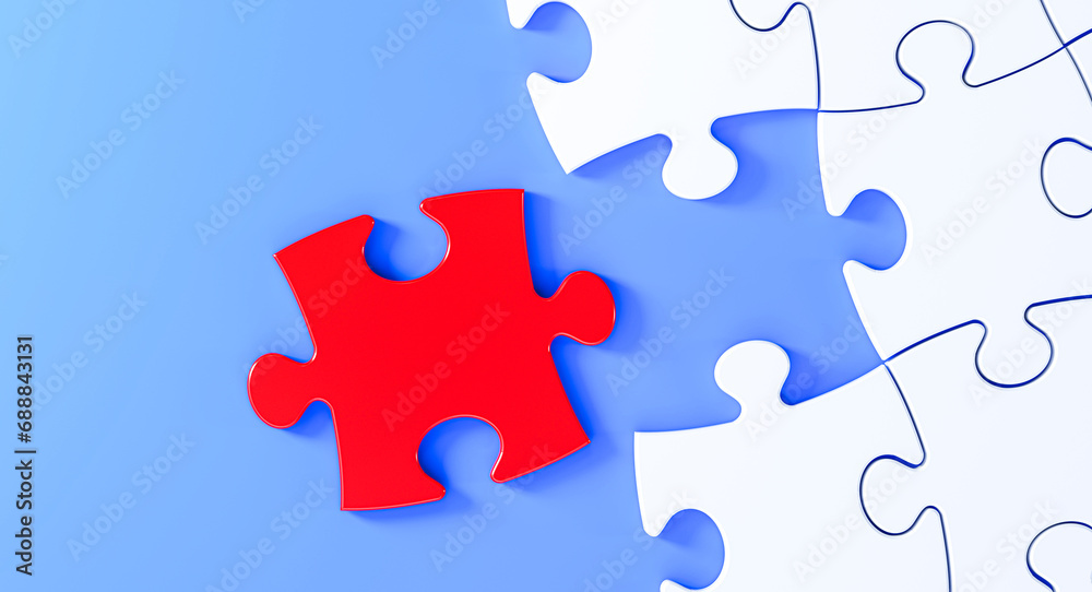Fototapeta premium jigsaw puzzle pieces