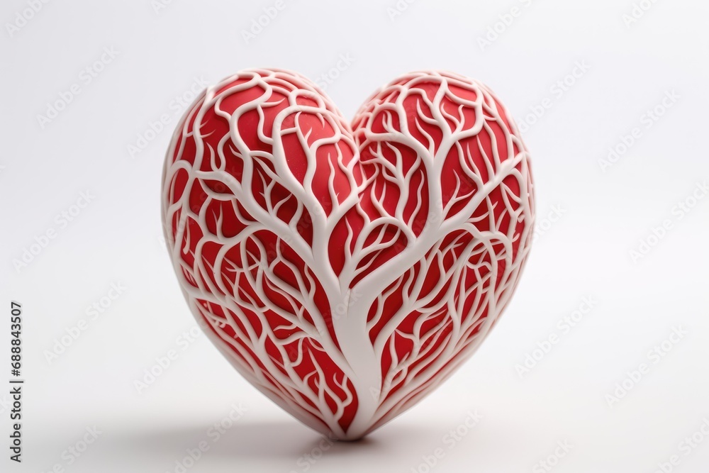 Postcard. Volumetric 3D heart. Valentine's Day. Love. Wedding. Postcard. Volumetric 3D heart. Valentine's Day. Love. Wedding.
