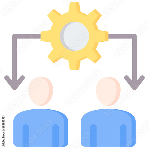 Management Flat Icon