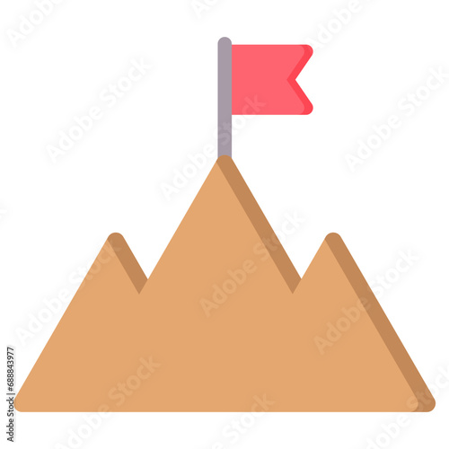 Free Download Mission Flat Icon - GFXLoad