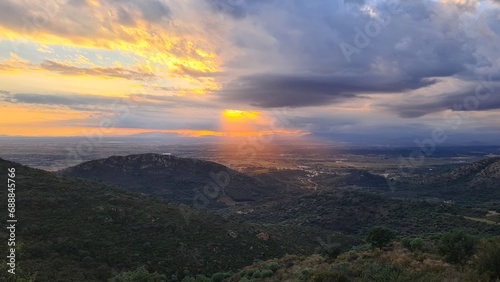 Baie de Figueres (Figueras) au coucher du soleil