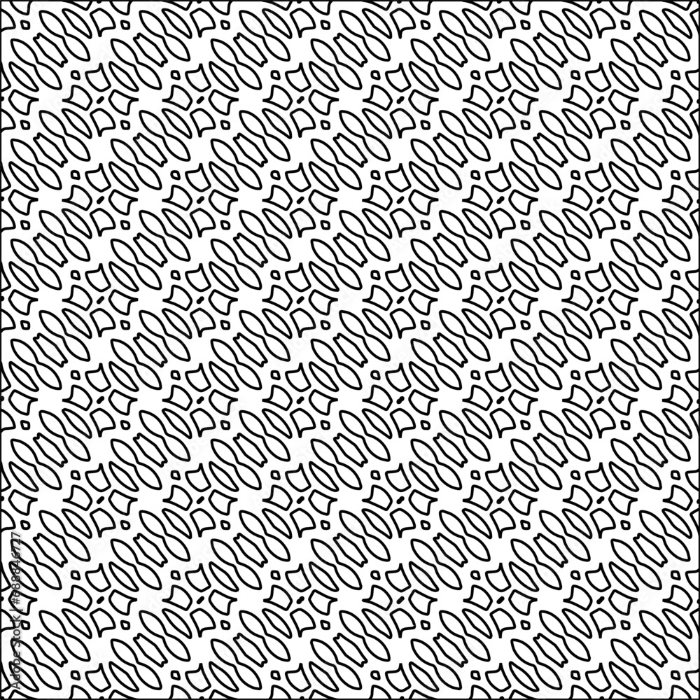 Stylish texture with figures from lines.black and white pattern for web page, textures, card, poster, fabric, textile. Monochrome graphic repeating design. Abstract background. Stylish texture with figures from lines.black and white pattern for web page, textures, card, poster, fabric, textile. Monochrome graphic repeating design. Abstract background.