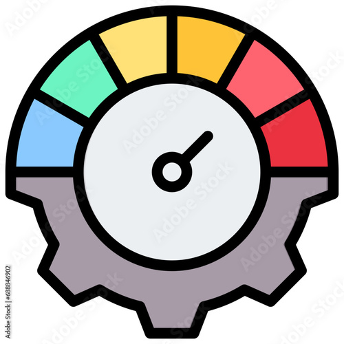 Dial Outline Color Icon
