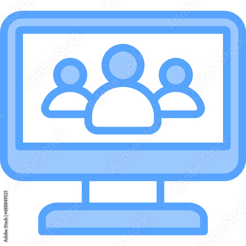 Workgroup Blue Icon
