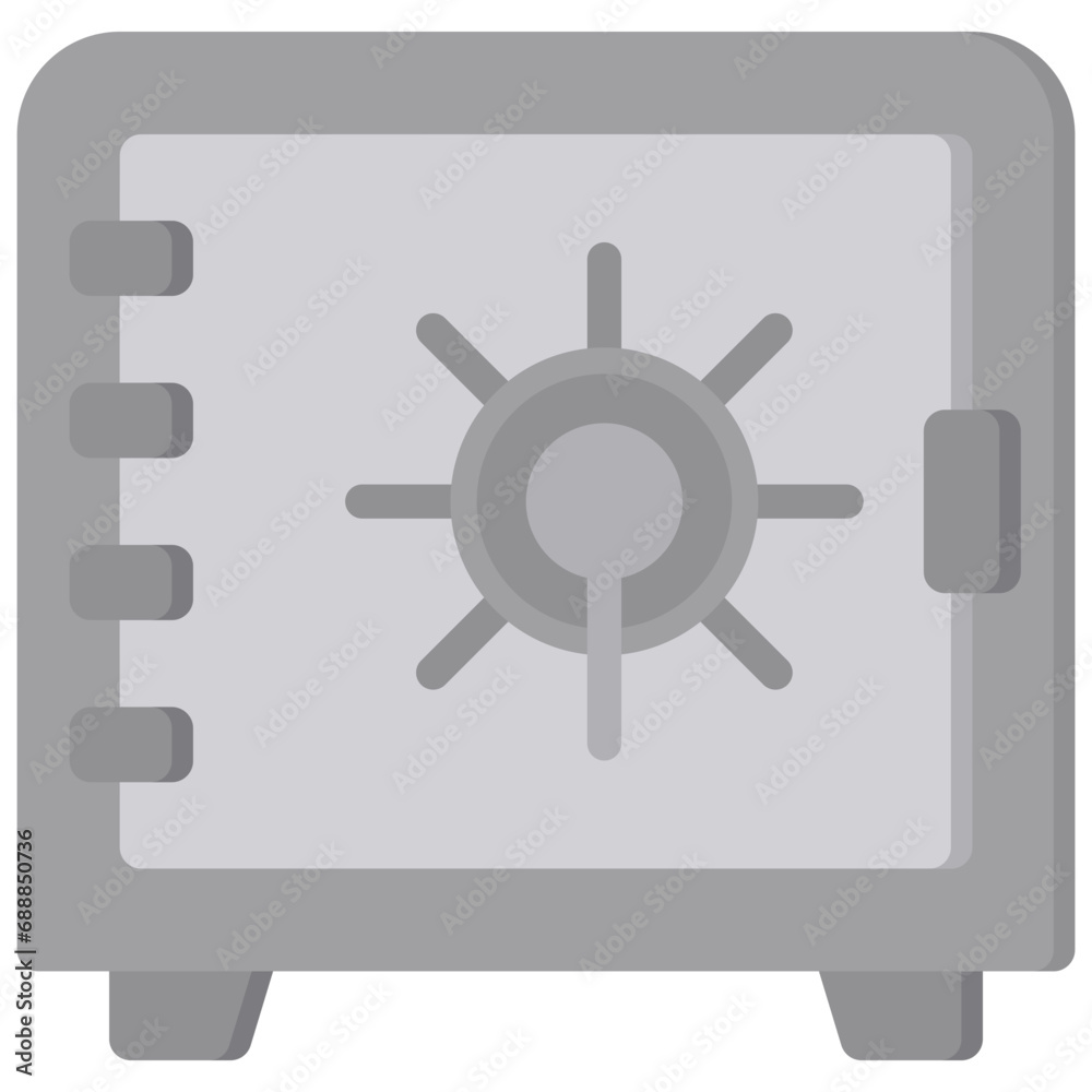 Obraz premium Safety Box Flat Icon
