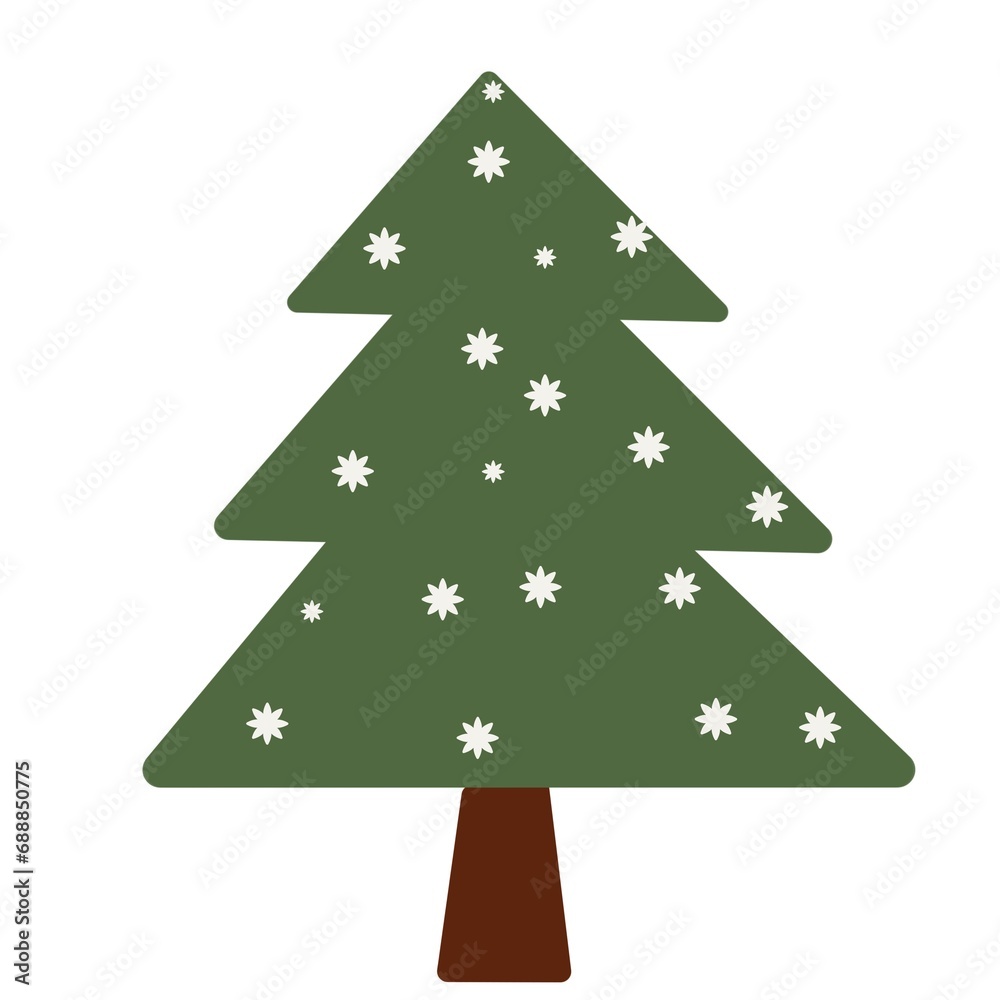 Handdrawn Christmas Tree Handdrawn Christmas Tree