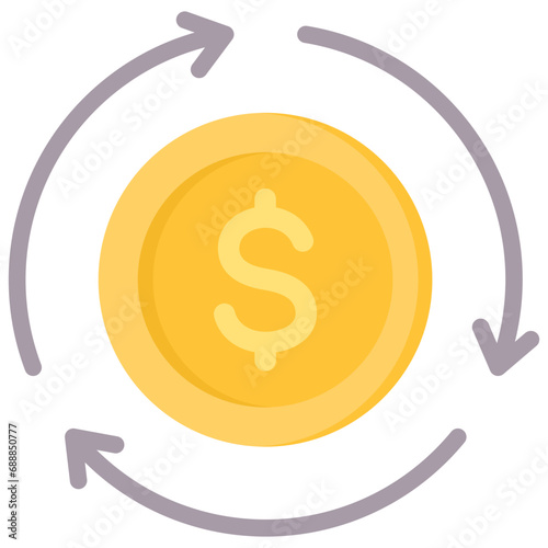 Economy Flat Icon