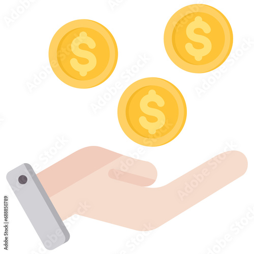 Income Flat Icon